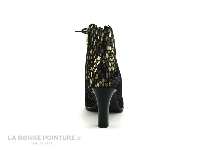 Achat chaussures Laura Vita Femme Boots, vente Laura Vita ALCBANEO 1279 Bronze - Bottine talon haut