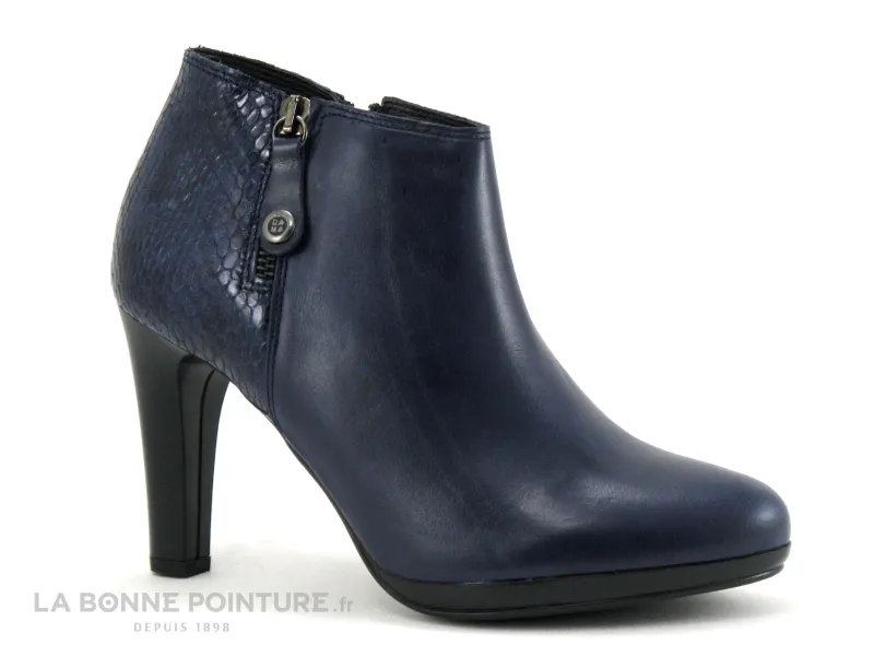 Achat chaussures Shoelab Femme Boots, vente Shoelab LUPAFIG Bleu - Bottine talon haut