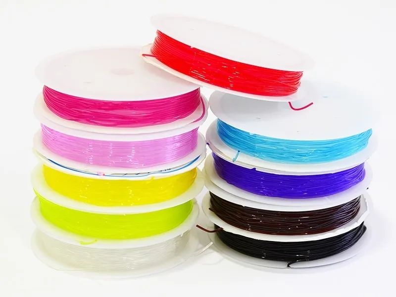Acheter fil élastique - violet - pour colliers et bracelets