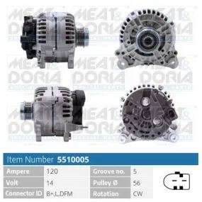 Alternateur MEAT AND DORIA 5510005 