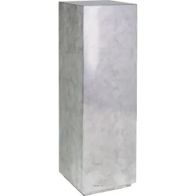 Bac en composites charm int. Socle l 30x 30xh 100cm argent