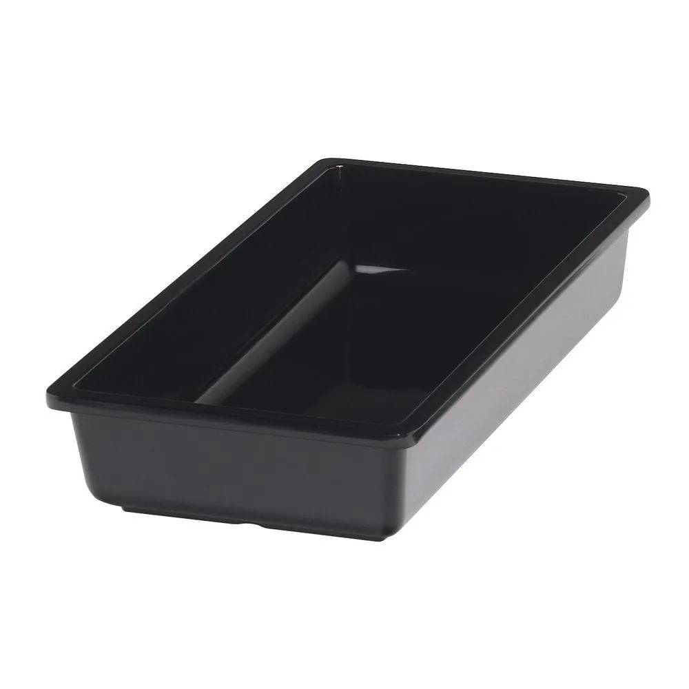 Bac vestah 1/3 - 32.5 x 17.6 x 6.5 noir/noir platex - par 6