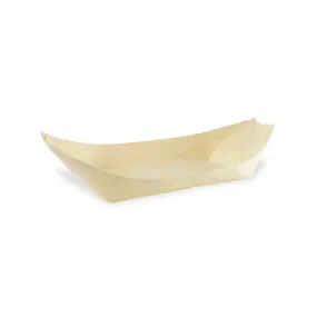 Barquette bateau bois 22 x 10,5 x 3 cm - 50 unités FirstPack 