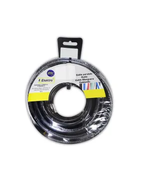 Bobine Fil Électrique Flexible 6mm Noir Sans Halogène 10m - 28571