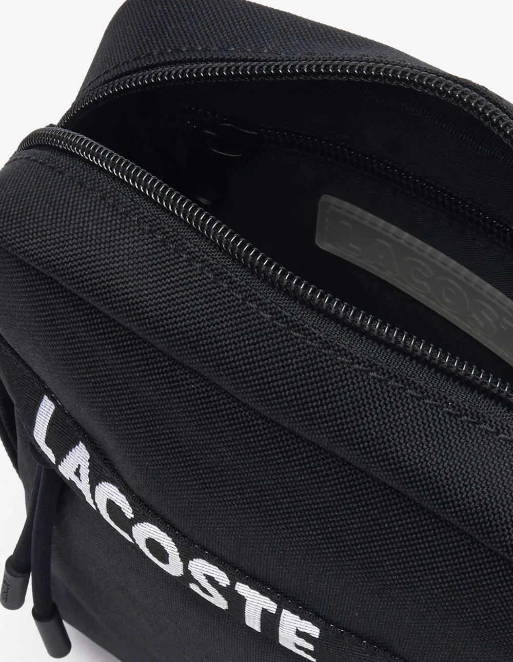 Bolso Lacoste Vertical para Cámara Neocroc Negro Hombre 16 x 21 x 6