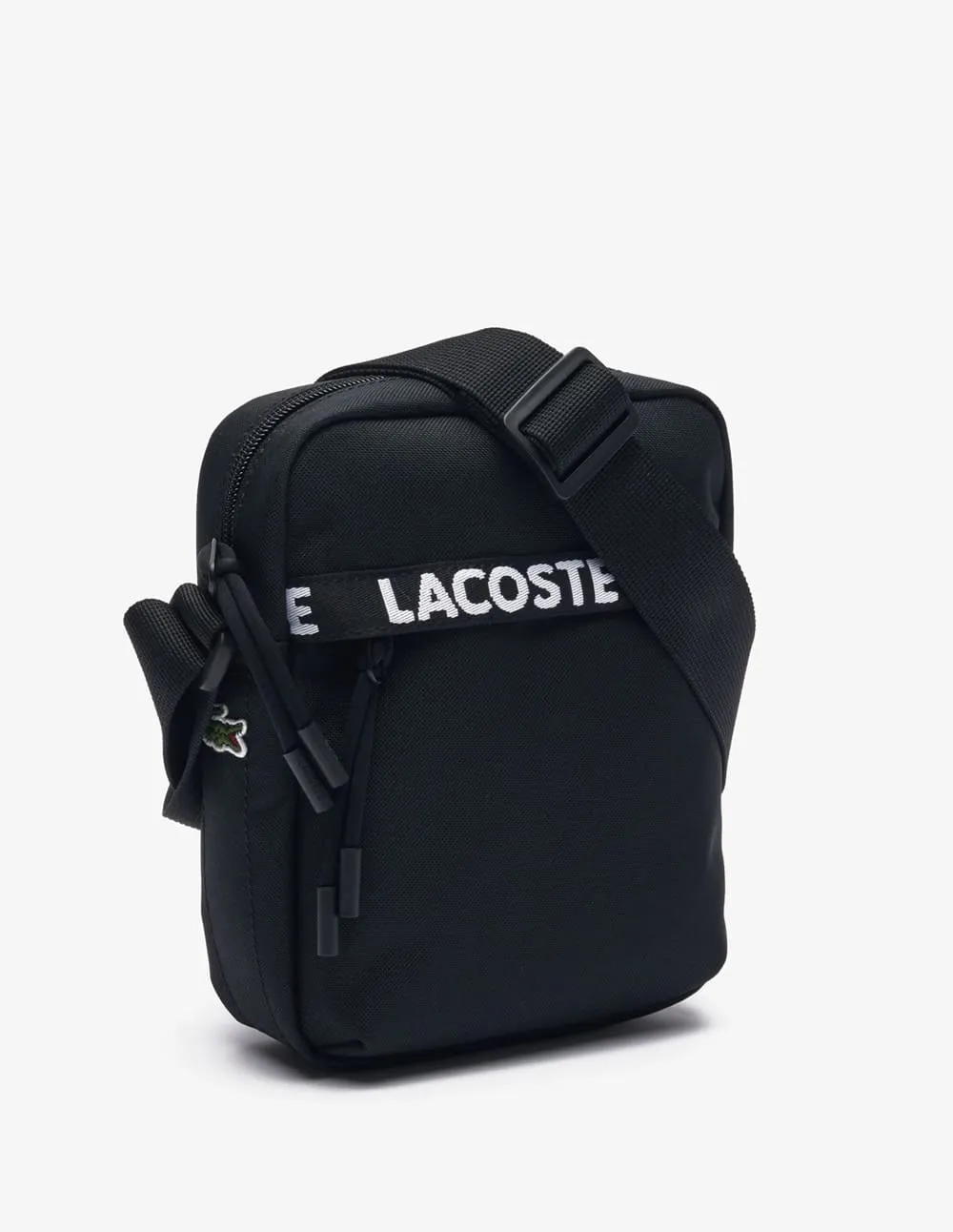 Bolso Lacoste Vertical para Cámara Neocroc Negro Hombre 16 x 21 x 6