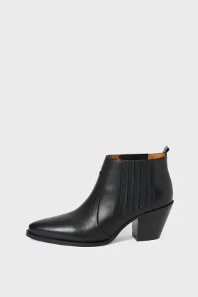 Boots à talon en cuir - JESSE