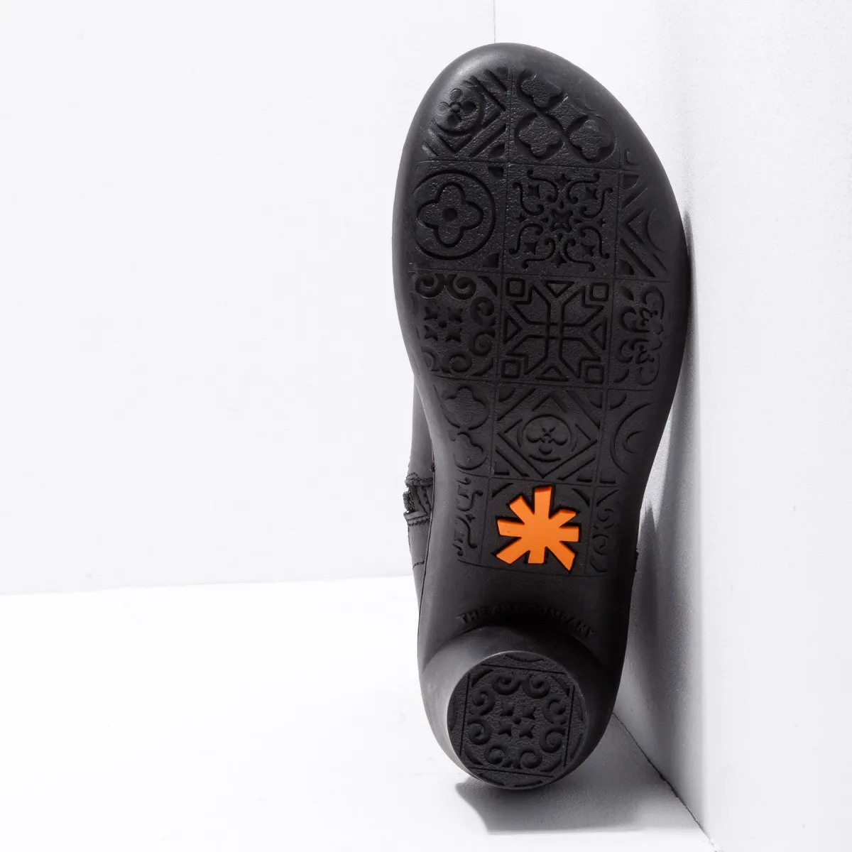 Bottines à talon à boucles - Noir