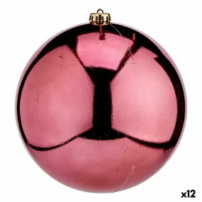 Boule de Nol Rose Plastique 20 x 31 x 20 cm (12 Unités)