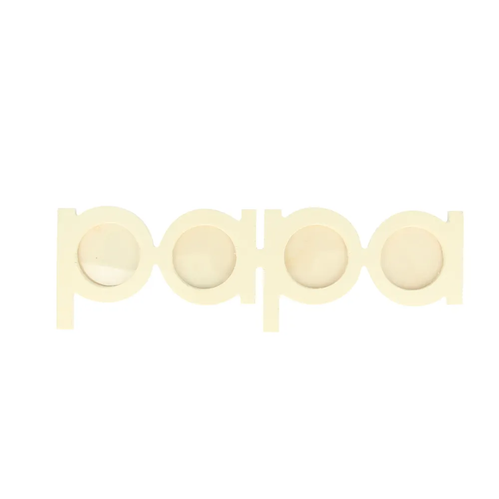 Cadre Papa en bois à décorer 25,8 x 7,8 x 0,7 cm