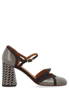 Chie Mihara Chaussure à talon Obindi en cuir gris