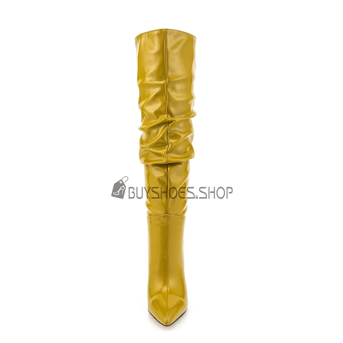 Classique A Talon Haut 12 cm Bottes Hautes Boots Femme Talons Aiguilles