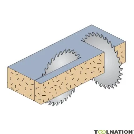 CMT 288.160.36O Lame inciseuse avec dents coniques 160 x 55 x 36D