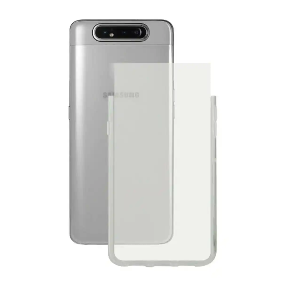 Coque mobile Samsung Galaxy A90 KSIX Transparente 