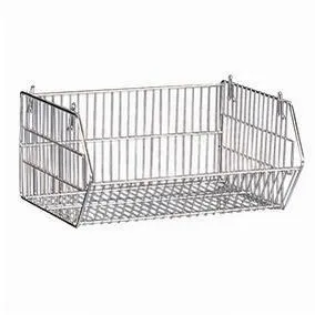 Corbeille fil empilable larg. 48 x prof. 50 x haut. 33 cm
