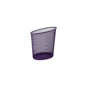 Corbeille à papier, fil d'acier, 18 L, prune