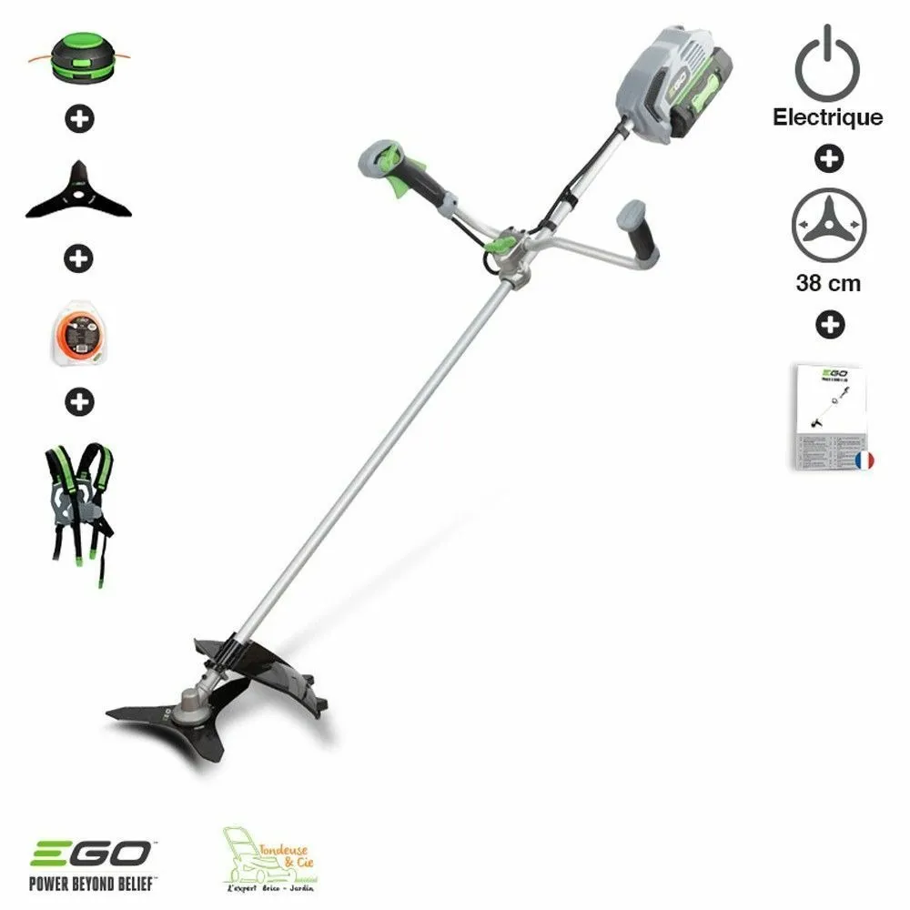 Debroussailleuse sans fil ego power+ avec lame 3 dents bc3800e