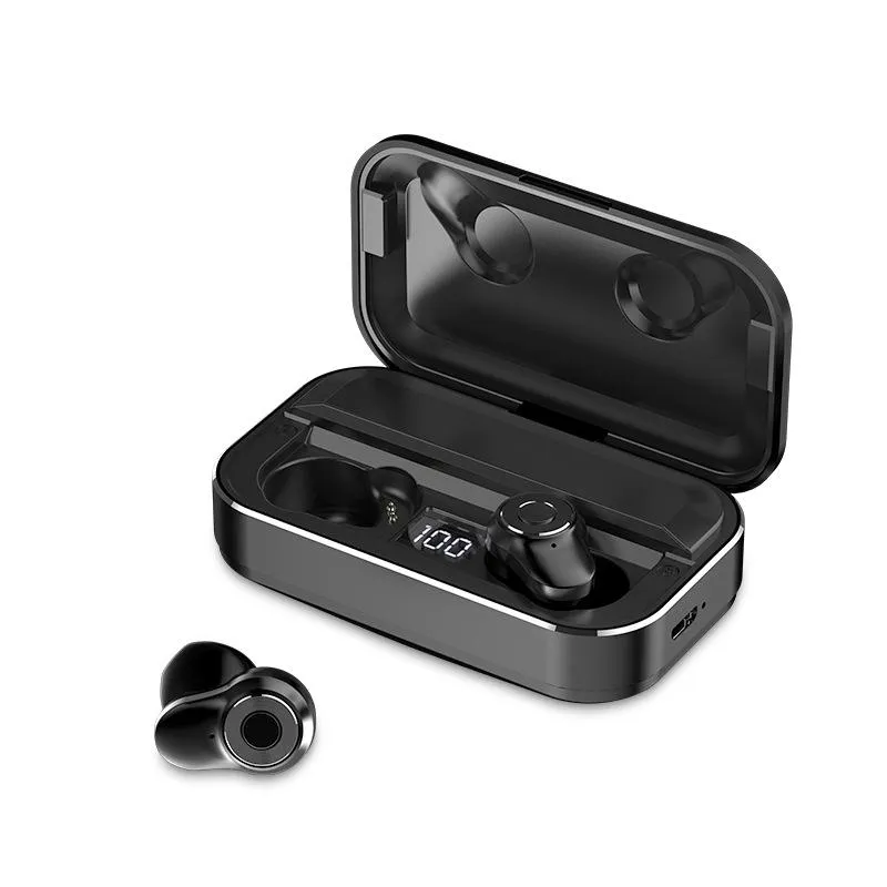 Ecouteurs Bluetooth Sans Fil 5.0 Avec Boîtier De Charge LED