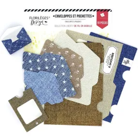 Enveloppes Et Pochettes Florilèges Design De Fil En Aiguille Effet Toile