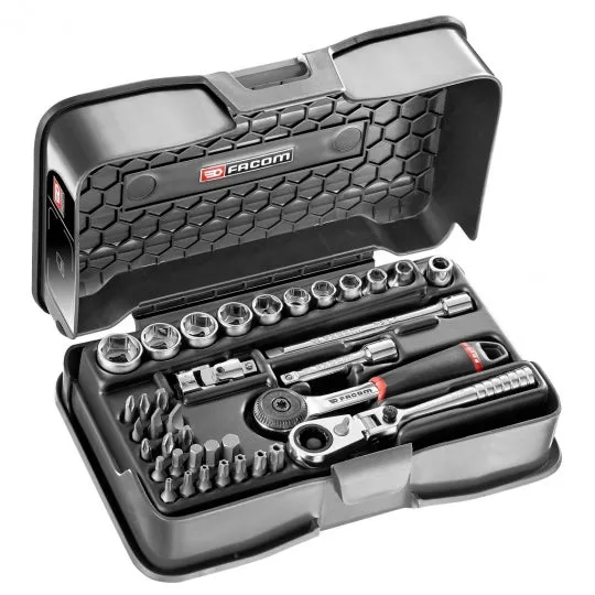 FACOM - Coffret de douilles 1/4 - R.161-6P6HXPB 