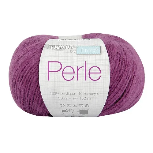 Fil à tricoter Perle - Distrifil - Coloris 007 - Lou Passion