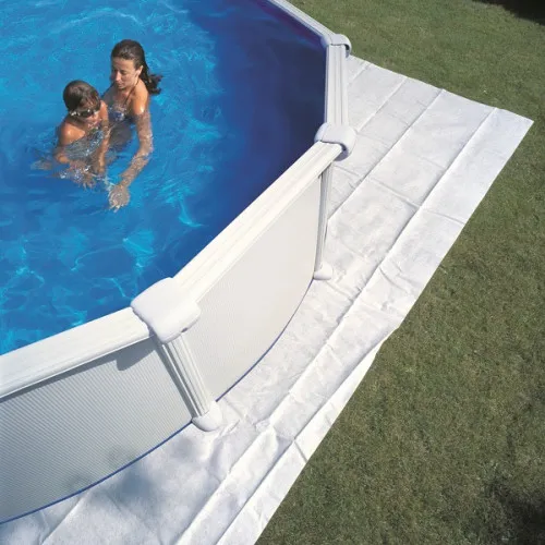 Gre Pools Tapis de sol  6,25m x 4m pour piscine 6,10m x 3,75m , épa...