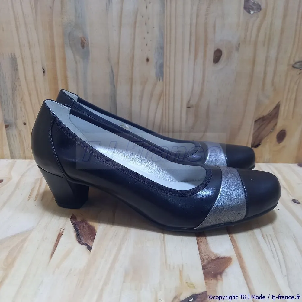 Inéa DIVINE classique escarpin femme tout cuir talon de 4,5 cm