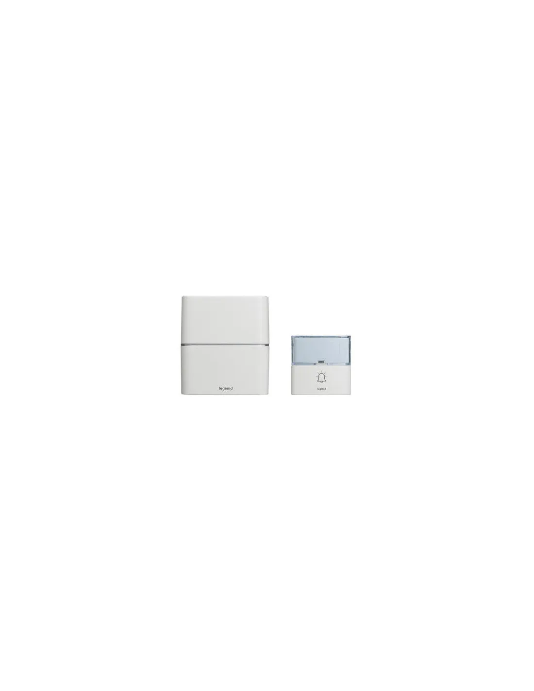 KIT CARILLON RADIO SANS FIL SERENITE SIMPLE A PILES  BLANC LEGRAND 094270