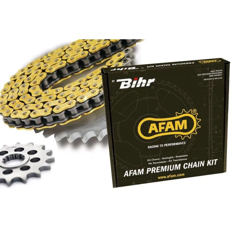 Kit chaîne AFAM 520 XSR 15/37 super-renforcée Kawasaki W800