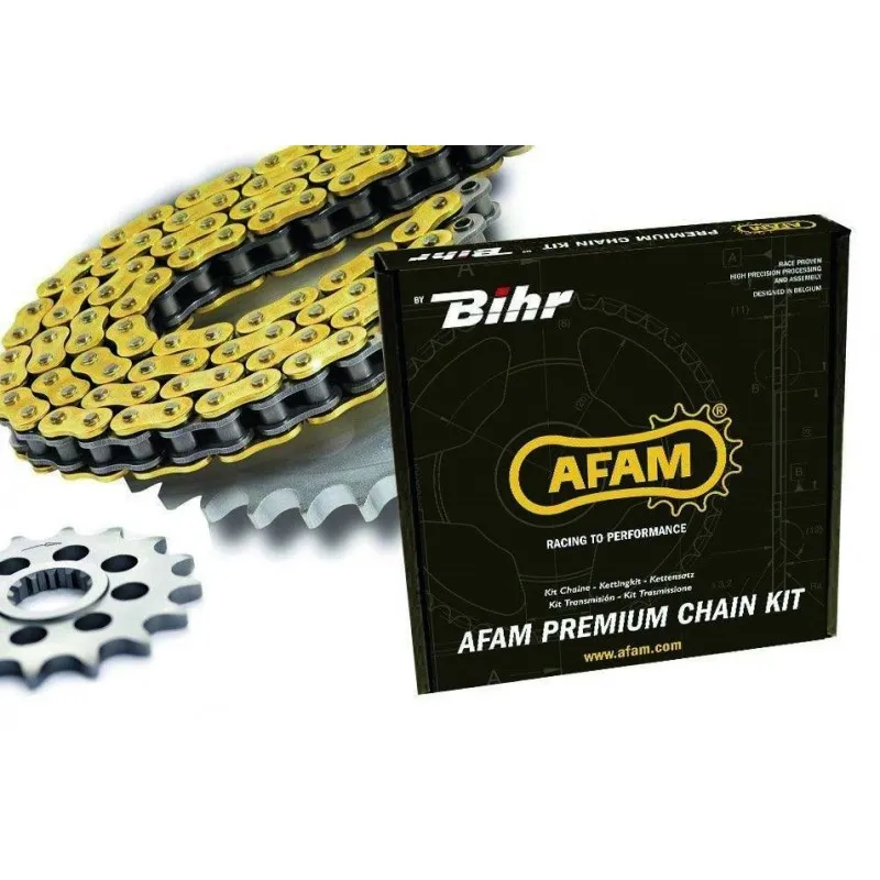 Kit chaîne AFAM 520XRR3 13/51 renforcé - couronne ultra-light - piecemotoquad