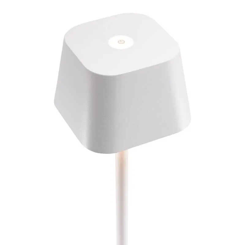 Lampe de table sans fil GEORGINA blanc