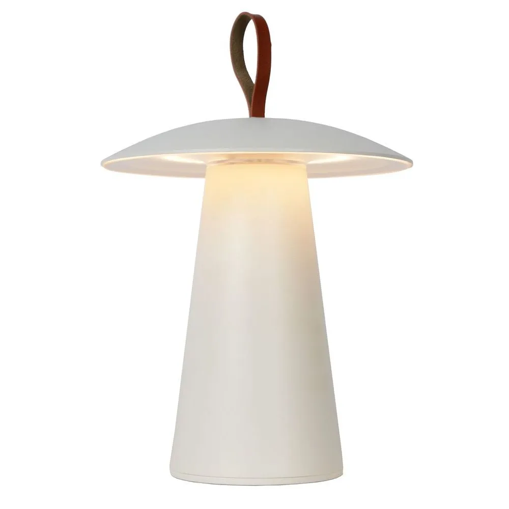 LUCIDE 27500/02/31 Lampe de table extérieur blanche LA DONNA