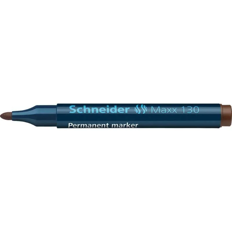 Marqueur permanent Maxx 130 Pte Ogive 1-3 mm brun