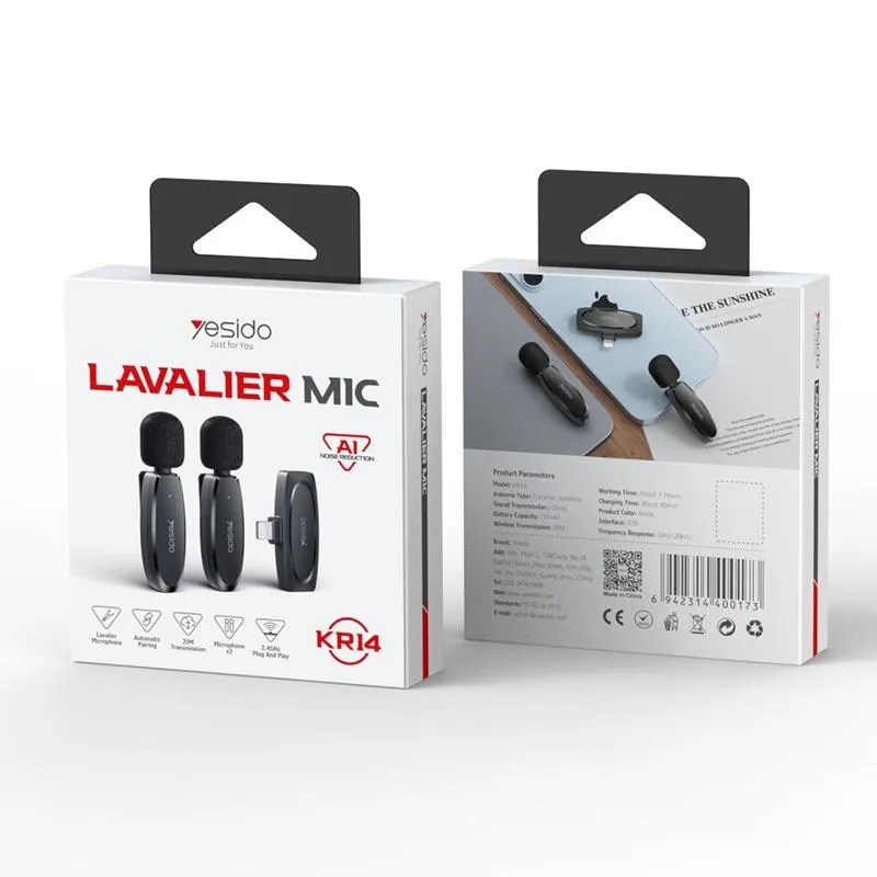 Microphone Sans Fil Omnidirectionnel 8 Pin Haute Fidélité