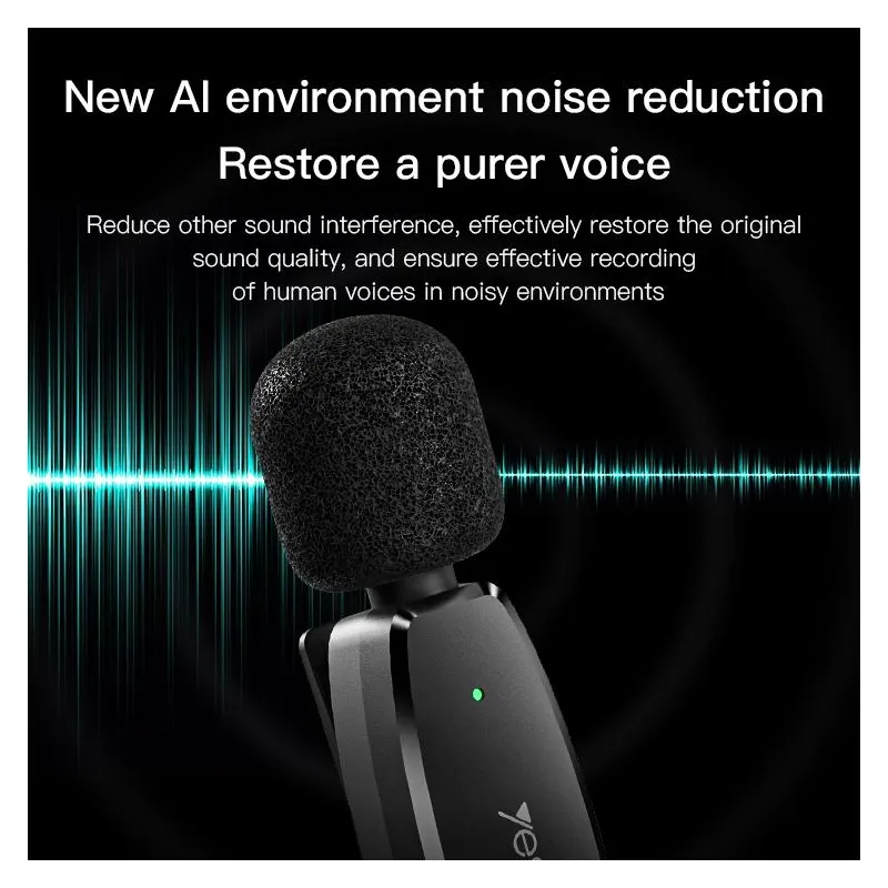 Microphone Sans Fil Omnidirectionnel 8 Pin Haute Fidélité