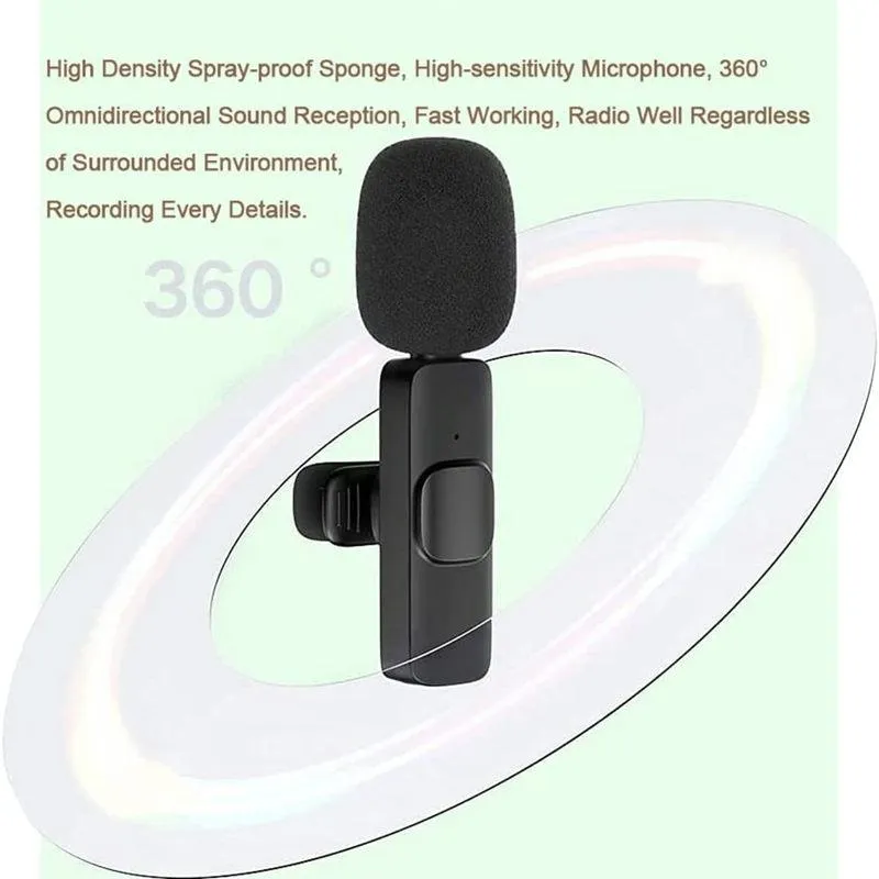 Microphone Sans Fil Pour Android Type C Enregistrement Pro