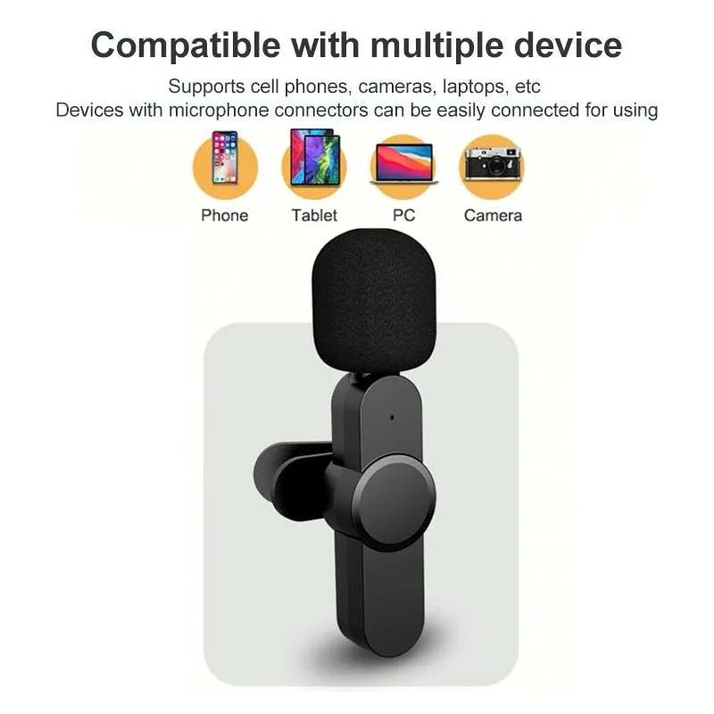 Microphone Sans Fil Pour Diffusion En Direct et Enregistrement