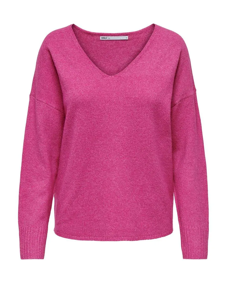 ONLRICA LIFE L/S V-NECK PULLO KNT NOOS
