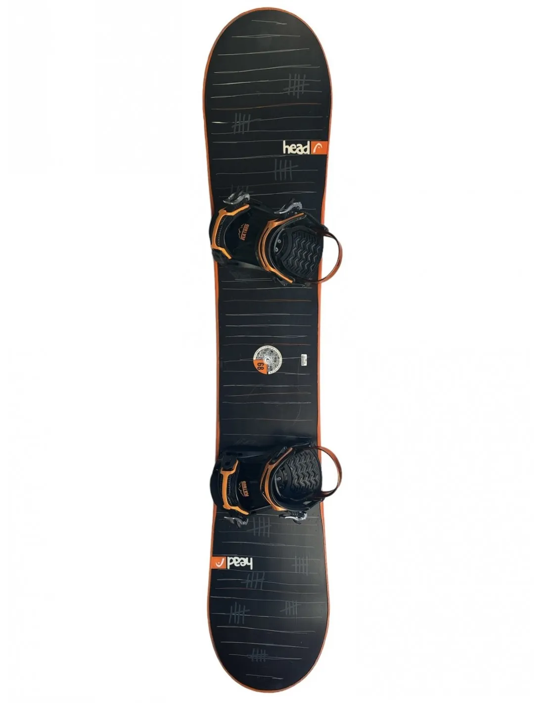 Pack Snowboard Test Head Rocka 4D Orange + Fix Réglable