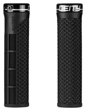 Paire de Grips Deity LockJaw 132 mm Noir