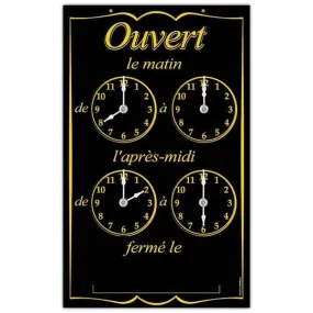 Pendulette authentique rectangulaire à aiguilles et fil nylon15 x 24 cm