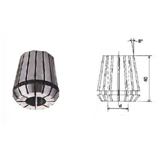 Pince de serrage - GEDIMO ER32 - Ø 4 x Ø 32 x L 40 mm - DIN6499