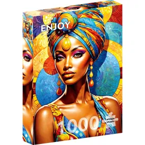 Puzzle 1000 pièces ENJOY - Beauté africaine (Enjoy-2139)