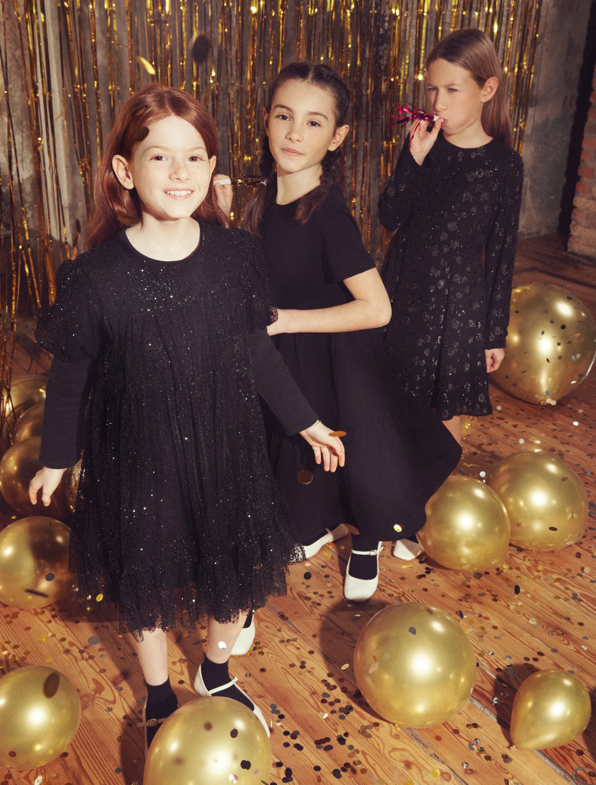 Robe de cérémonie en fil coupé à pois en lurex KID