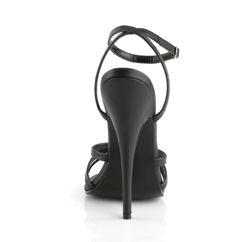 SANDALE SEXY HAUT TALON NOIRE PETITE ET GRANDE TAILLE DU 35 AU 46