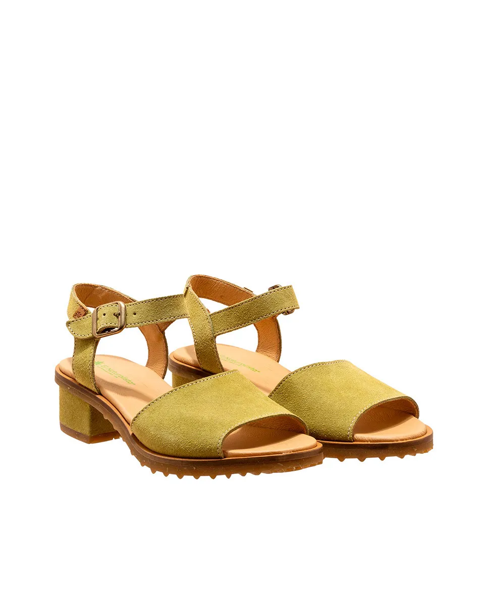 Sandales confortables à talon à semelle recyclée - Vert