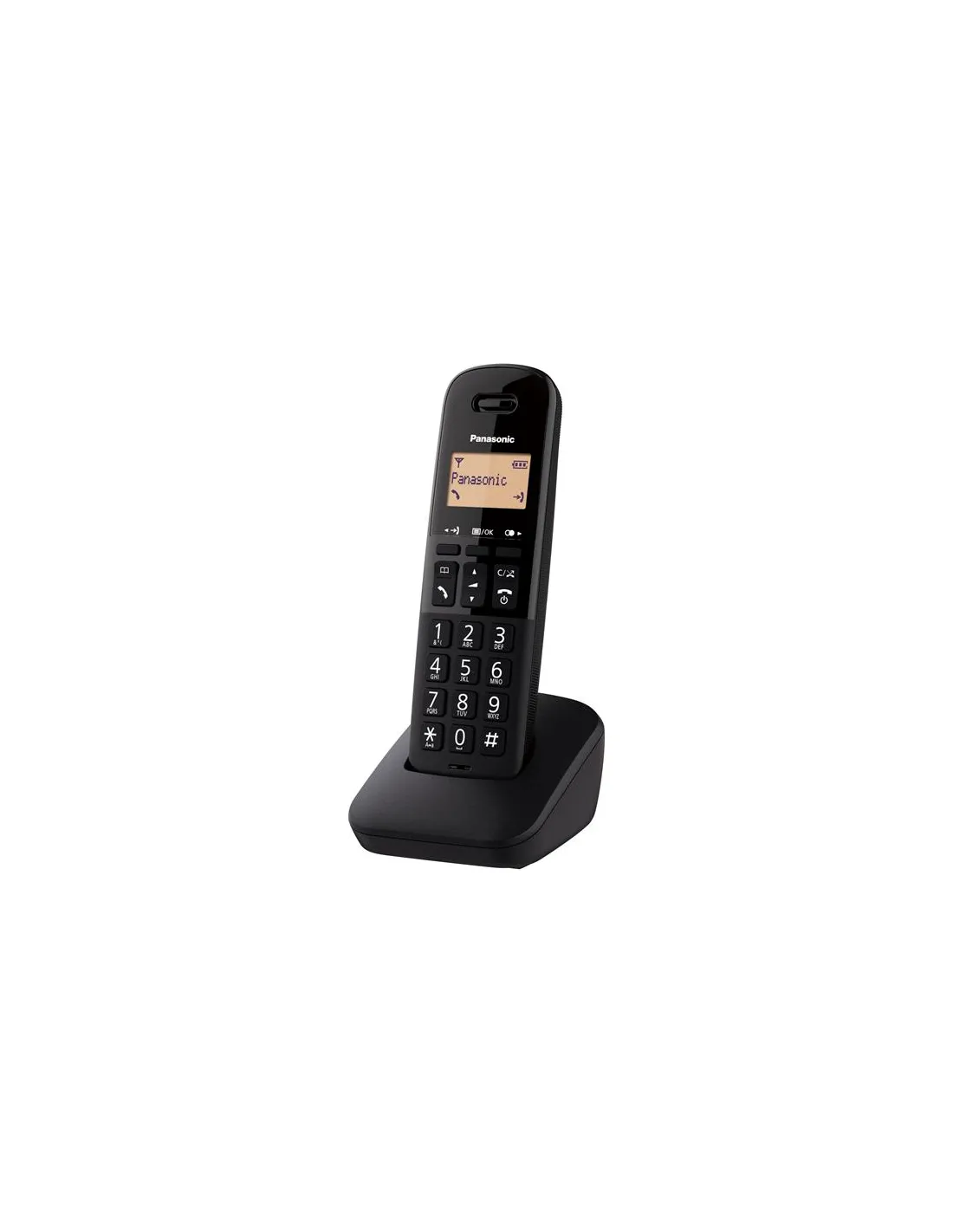 Sans fil - DECT - Blocage appels - Touche larges - 1 combiné - PANASONIC