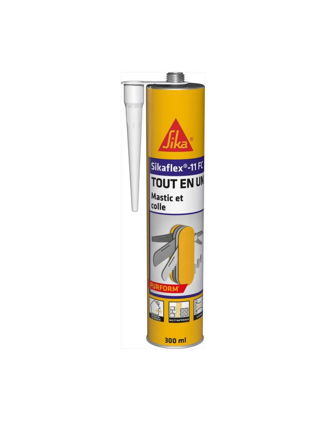 SIKAFLEX 11 FC+ PURFORM mastic joint et colle Beige 380G - SIKA - - 68240031SIKA