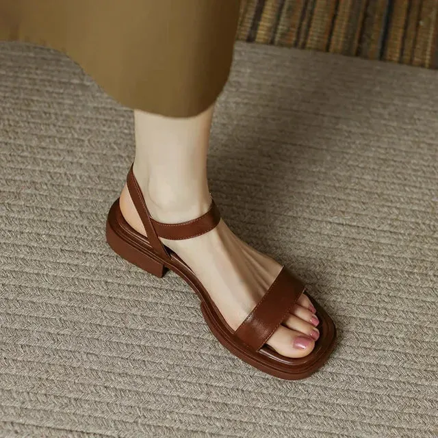 Sophie Paris® | Sandales d'été à talon bloc pour femmes