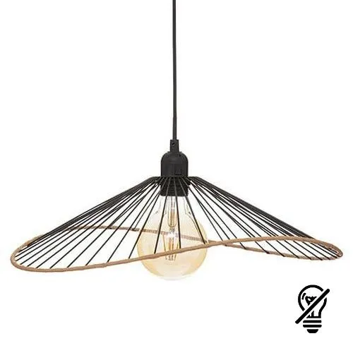 Suspension E27 ATMOSPHERA diametre 45cm noir ALARA - 182456